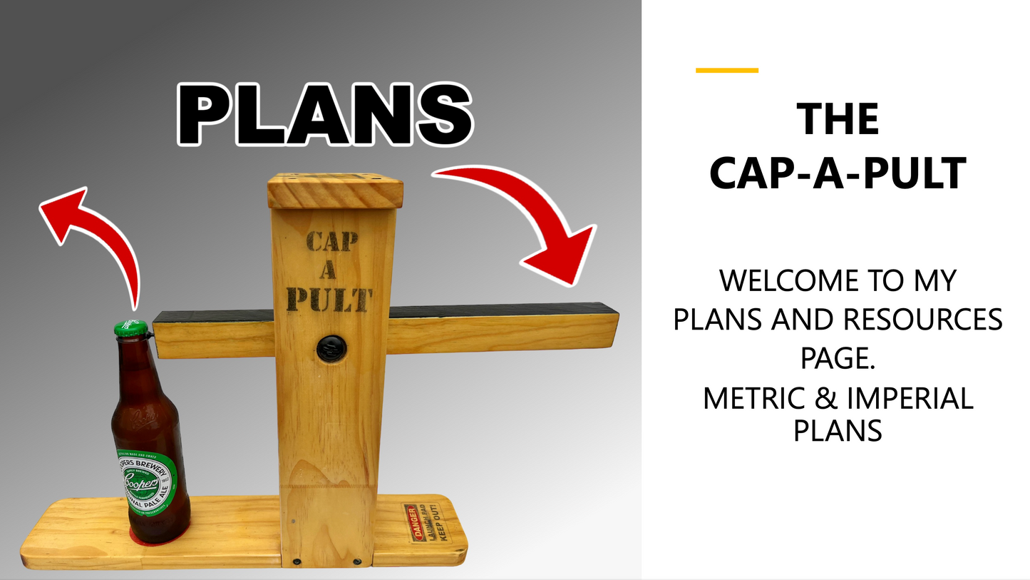 Beer Bottle Opener Metric & Imperial Plans Cover Page