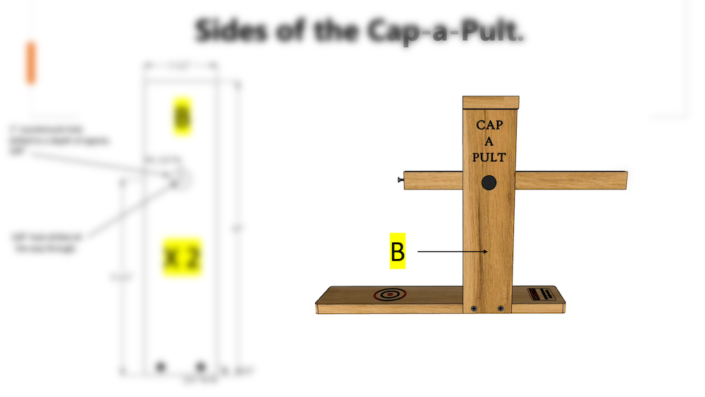 Capapult bottle opener SketchUp Plans