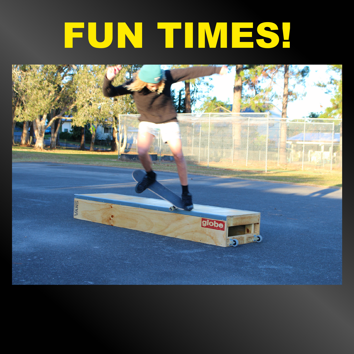 Image showing a skater shredding on a Grind Box