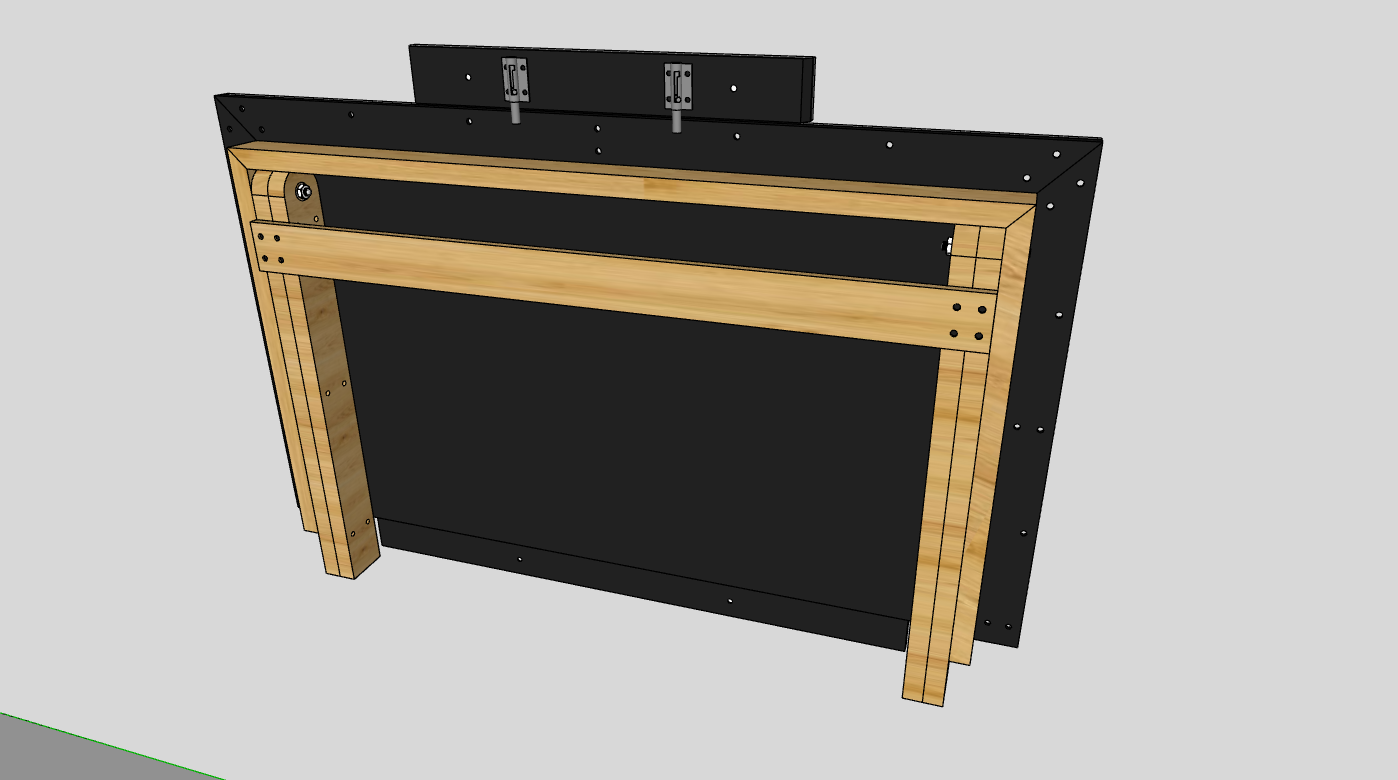 Fold Down Workbench Plans