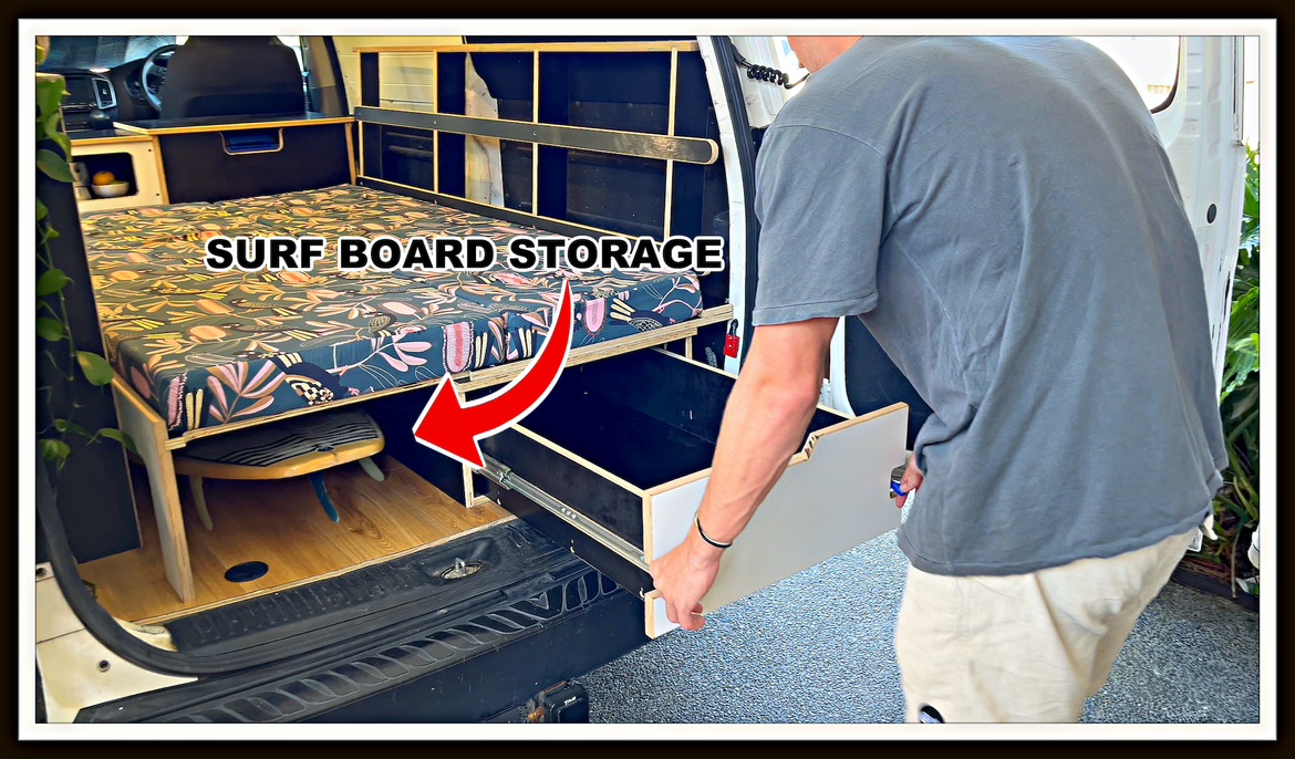 Campervan Bed, Campervan Pull Out Bed, Campervan Conversion