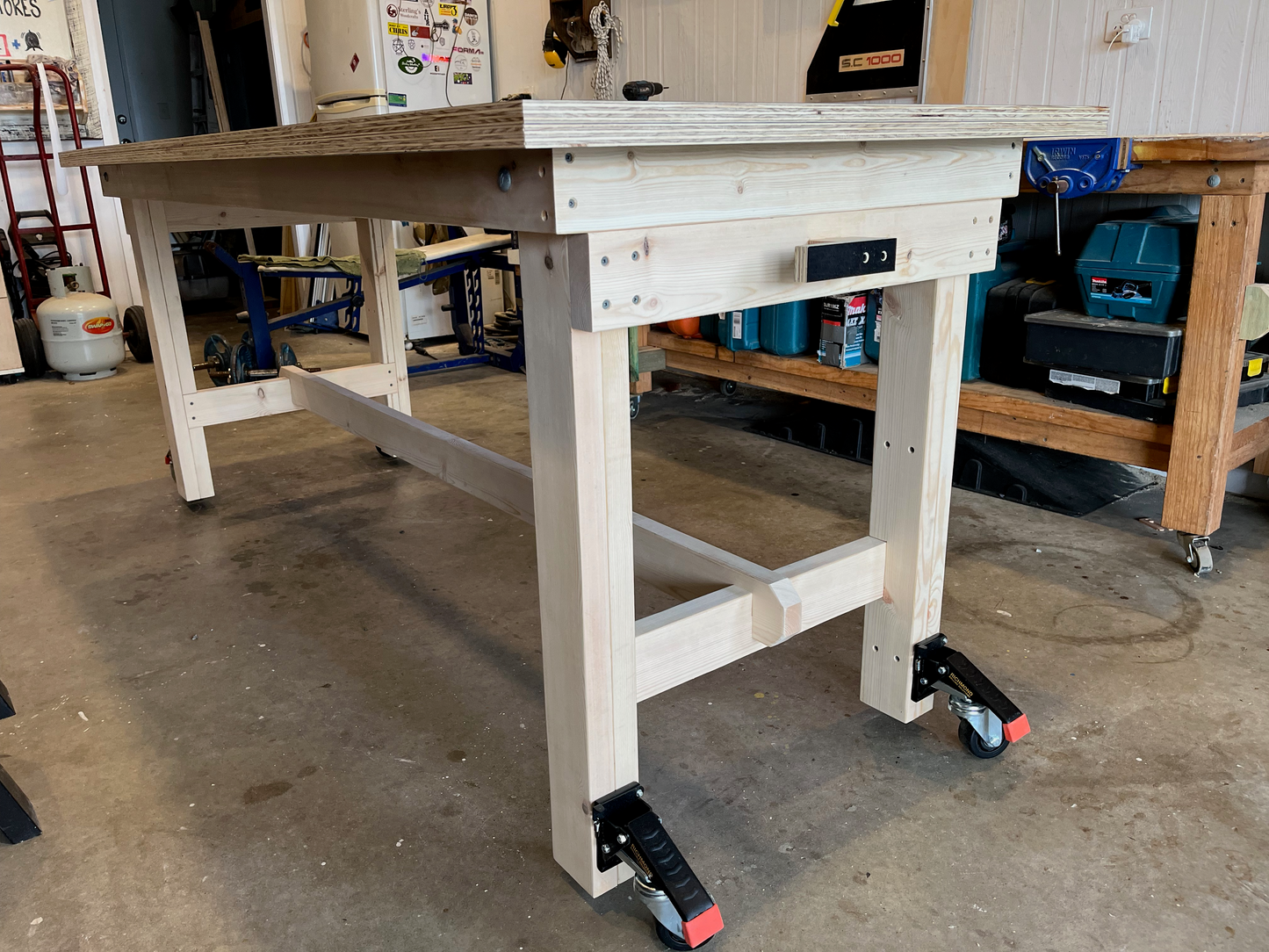 Wall Mounted Workbench, Workbench, Work bench, DIY Workbench,
Workbench Plans