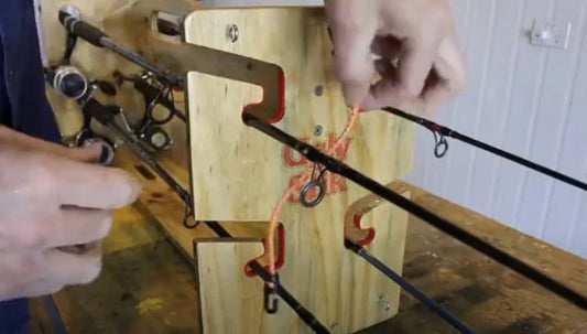DIY Fishing Rod Carrier