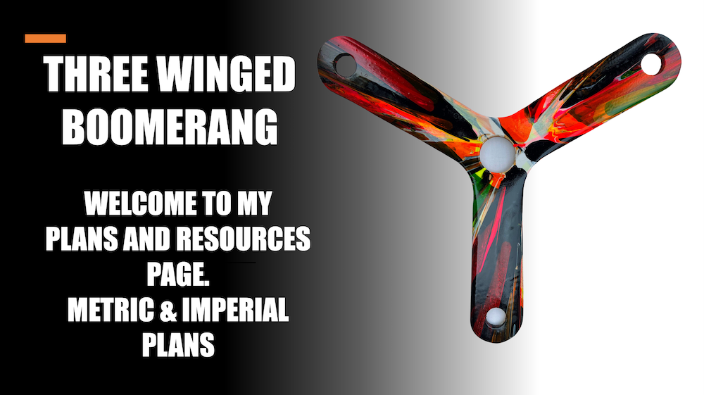 Cover Sheet for DIY Boomerang Metric and Imperial Plans