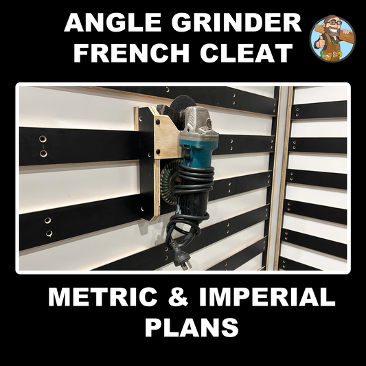 Angle Grinder French Cleat Plans