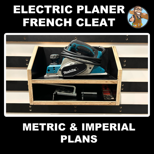 Electric Planer French Cleat Plans