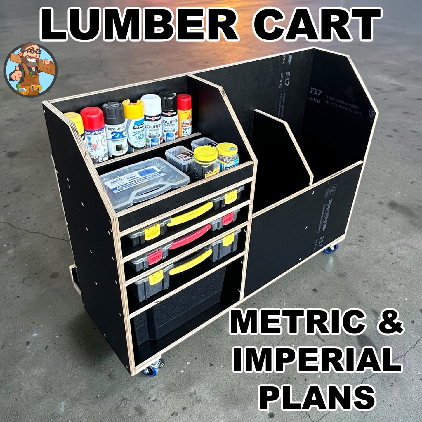 Lumber Storage Cart Plans