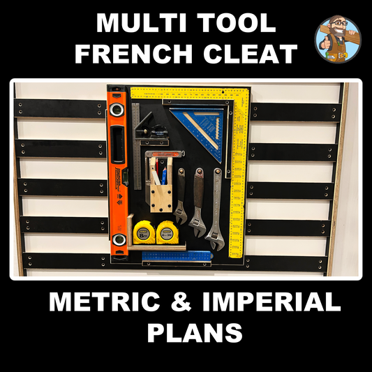 Multi-Tool Holder French Cleat Plans