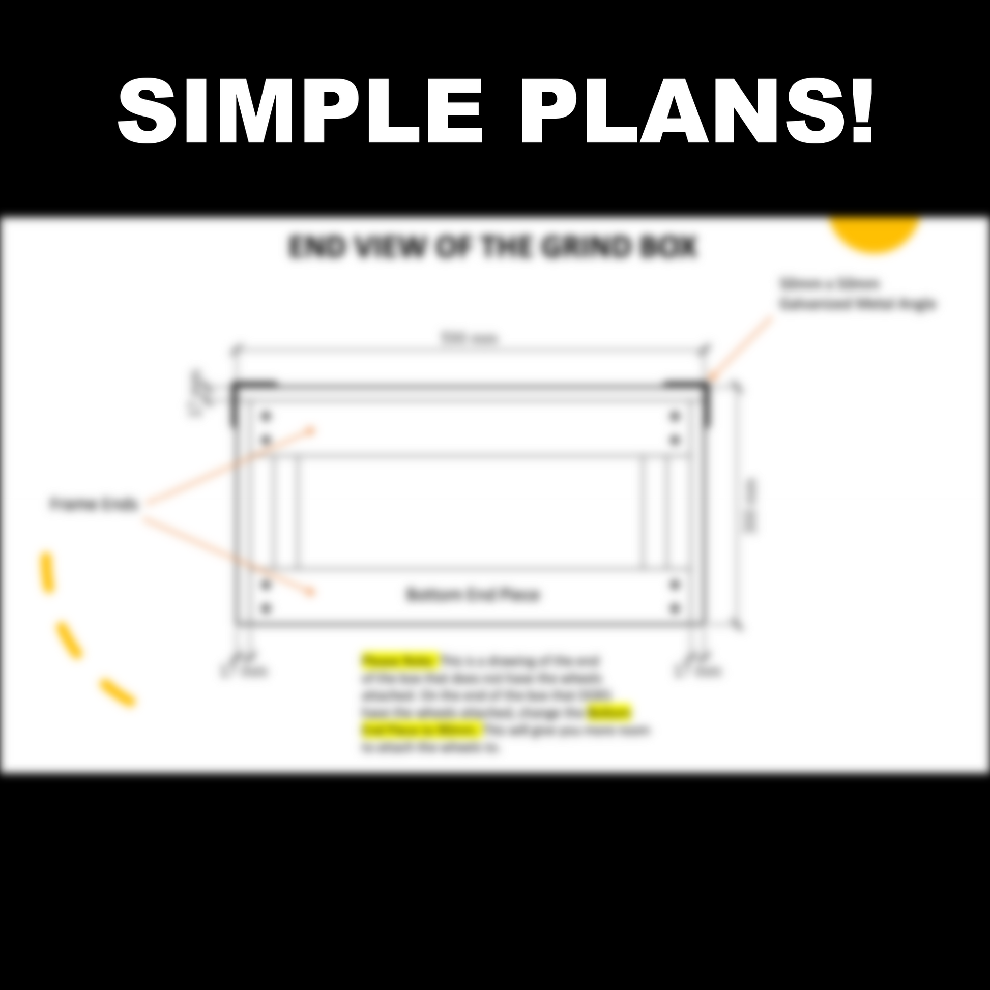 Image of Grind Box Sketchup Plans