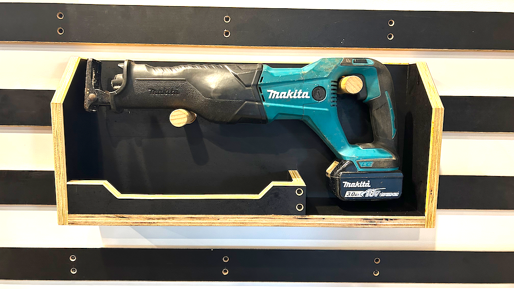 Reciprocating Saw French Cleat Plans