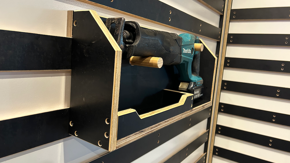 Reciprocating Saw French Cleat Plans