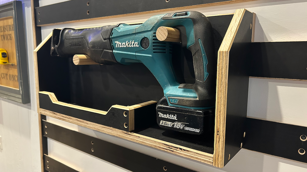 Reciprocating Saw French Cleat Plans
