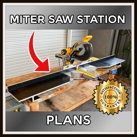 Miter Saw Station, Miter Saw Station Plans, Miter saw, Mitre Saw, Miter Saw Bench Plans
