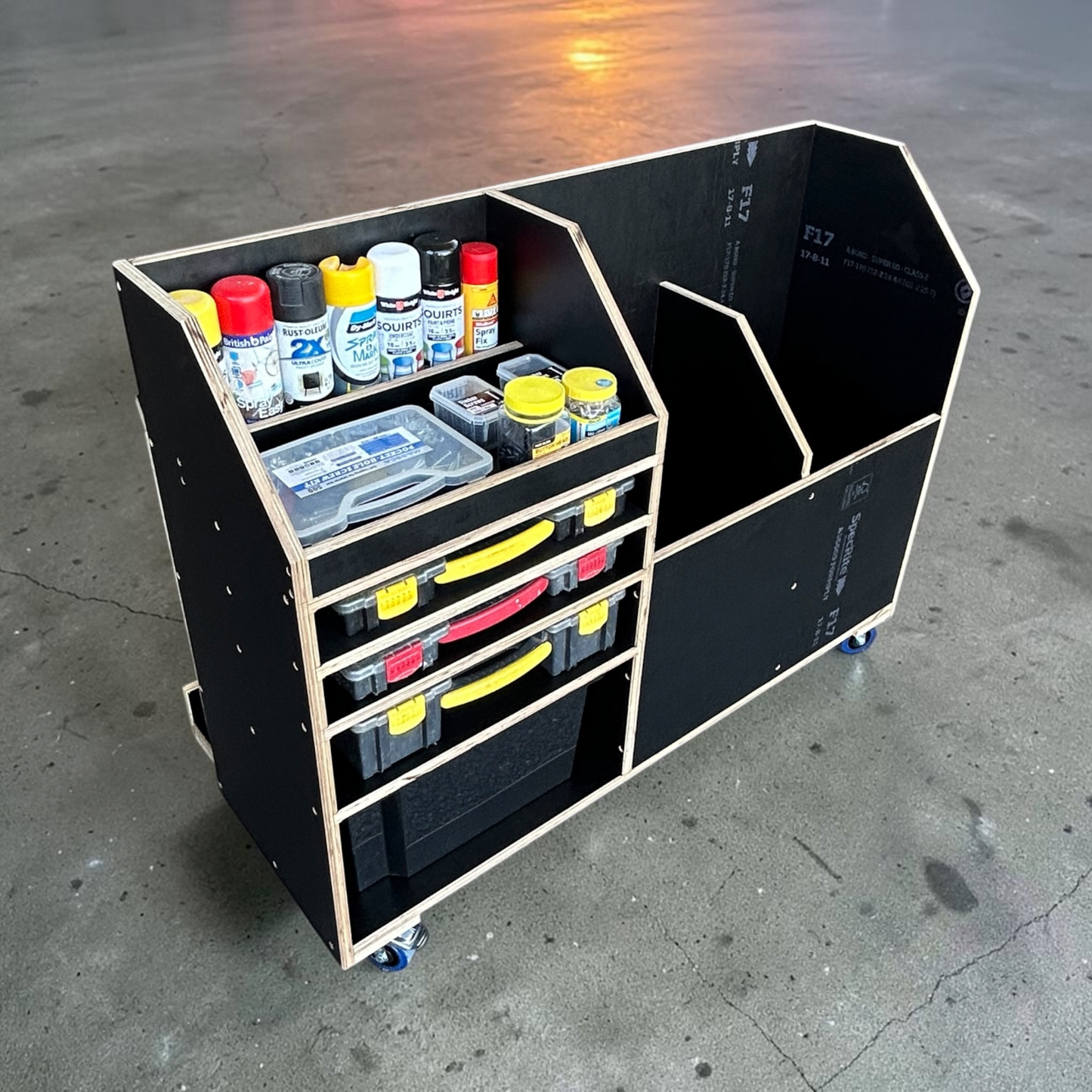 Scrap Wood Storage Cart Plans