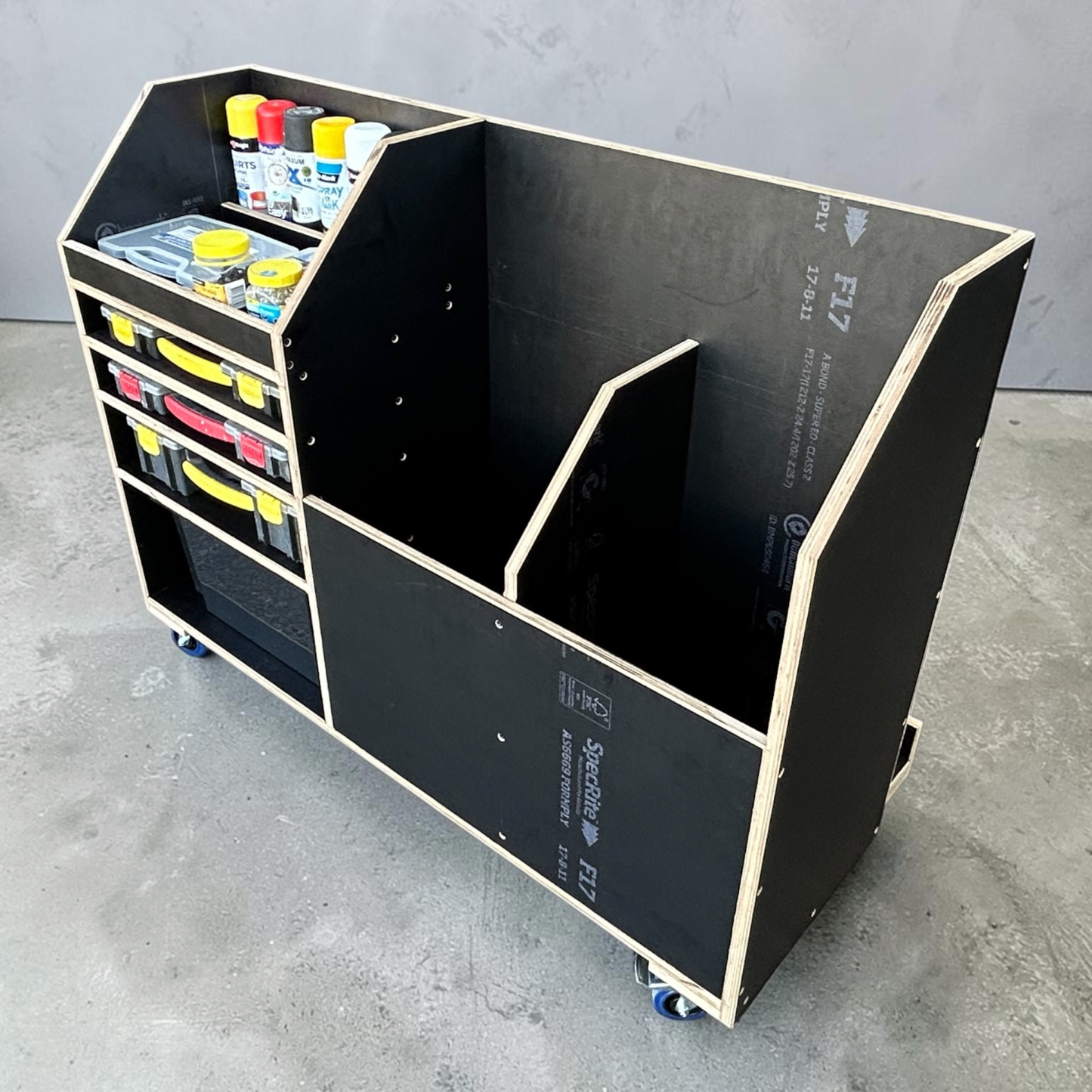 Scrap Wood Storage Cart Plans