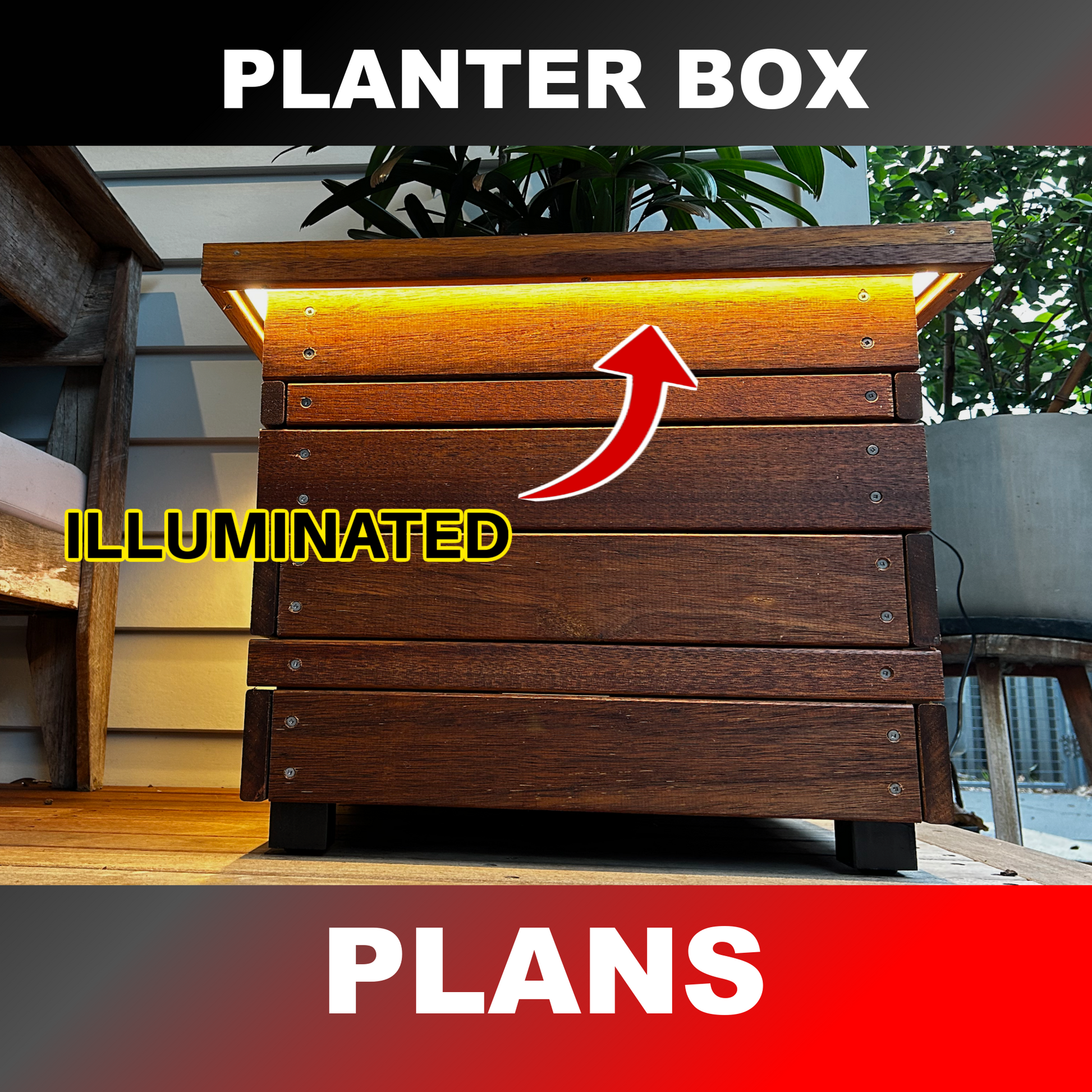 short stories led indoor planter instructions DIY Light-Up Planter Box Plans – DIY For Knuckleheads