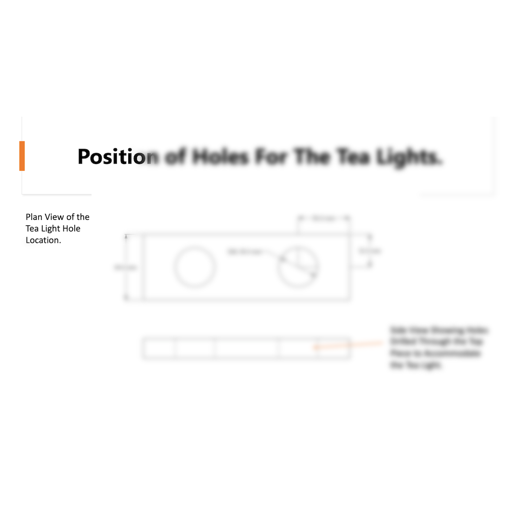 Tea Light Candle Holder SketchUp Plans
