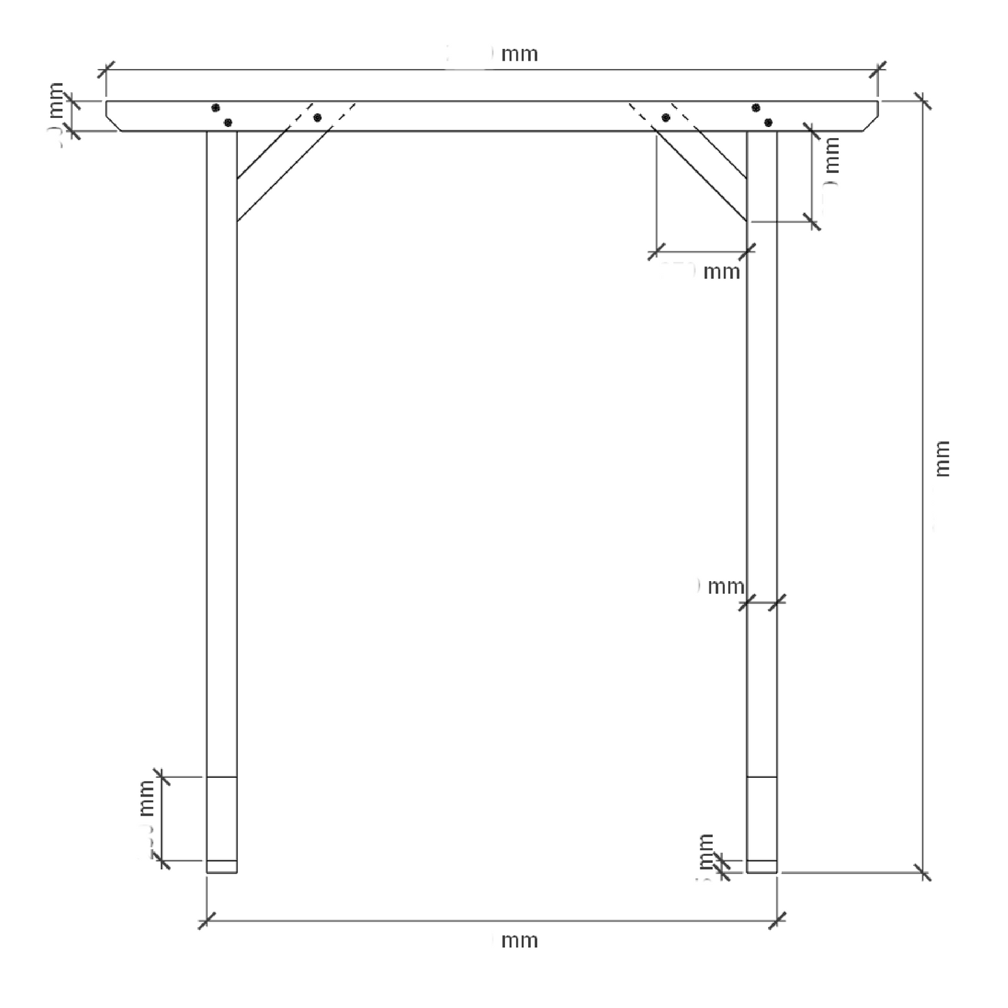 Image of Wedding Arbor Sketchup Plans