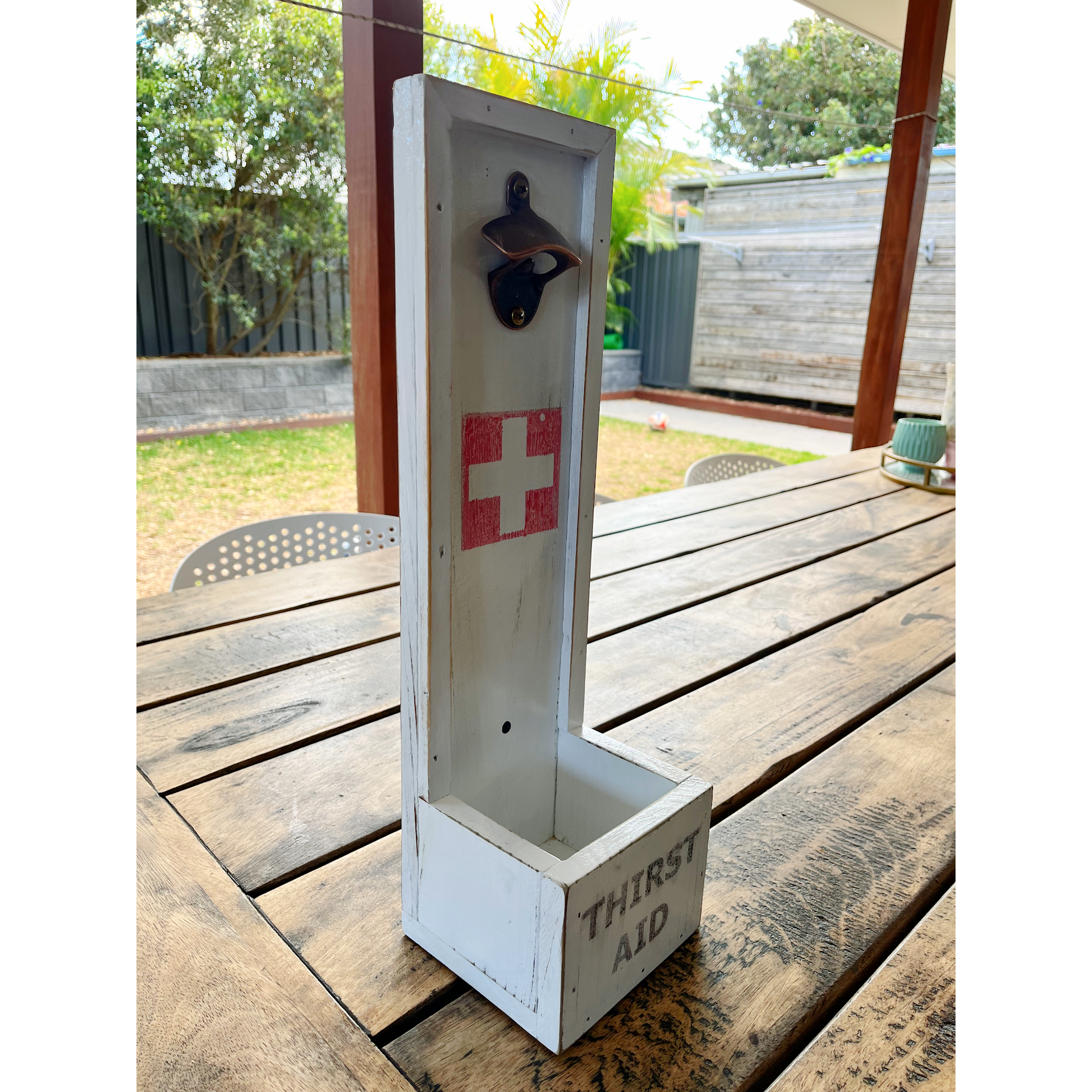 White Beer Bottle Opener