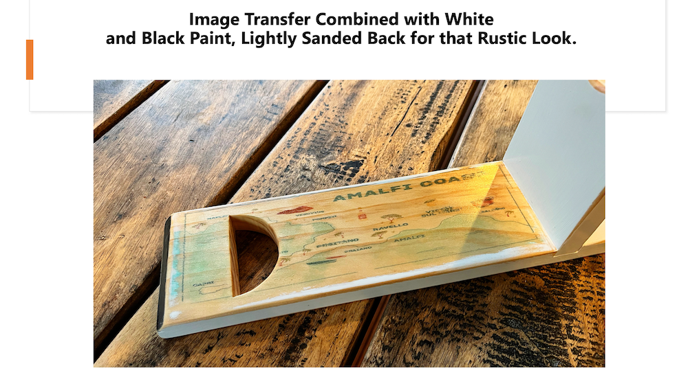 Image of Wine Bottle Stand Image Transfer